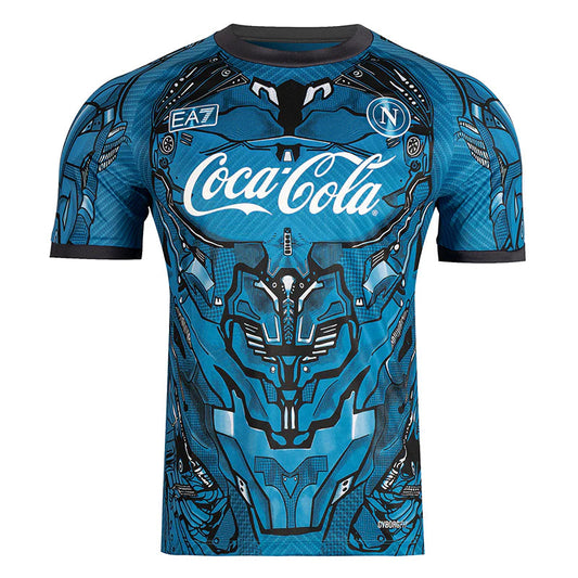 Camiseta de entrenamiento azul del SSC Napoli 2025/26