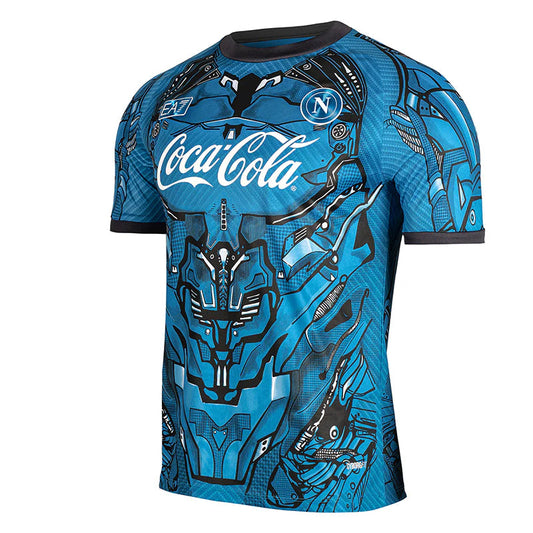 Camiseta de entrenamiento azul del SSC Napoli 2025/26