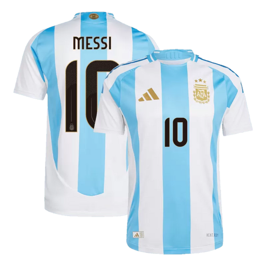 Camiseta de fútbol de Argentina 2024, versión de jugador: Messi #10