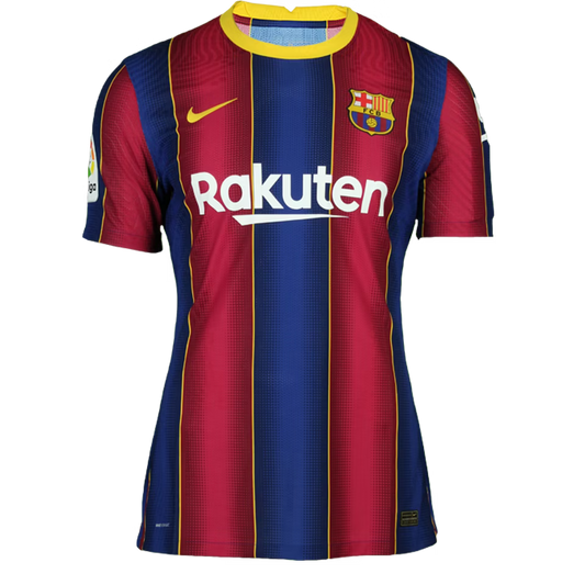 Camiseta retro de fútbol local del Barcelona Messi #10 2020/21 (sin firma)