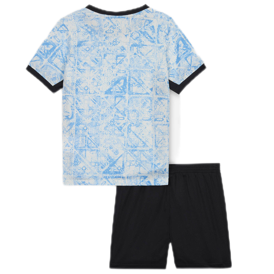Equipación visitante de Portugal para niños (camiseta y pantalón corto) para la Eurocopa 2024