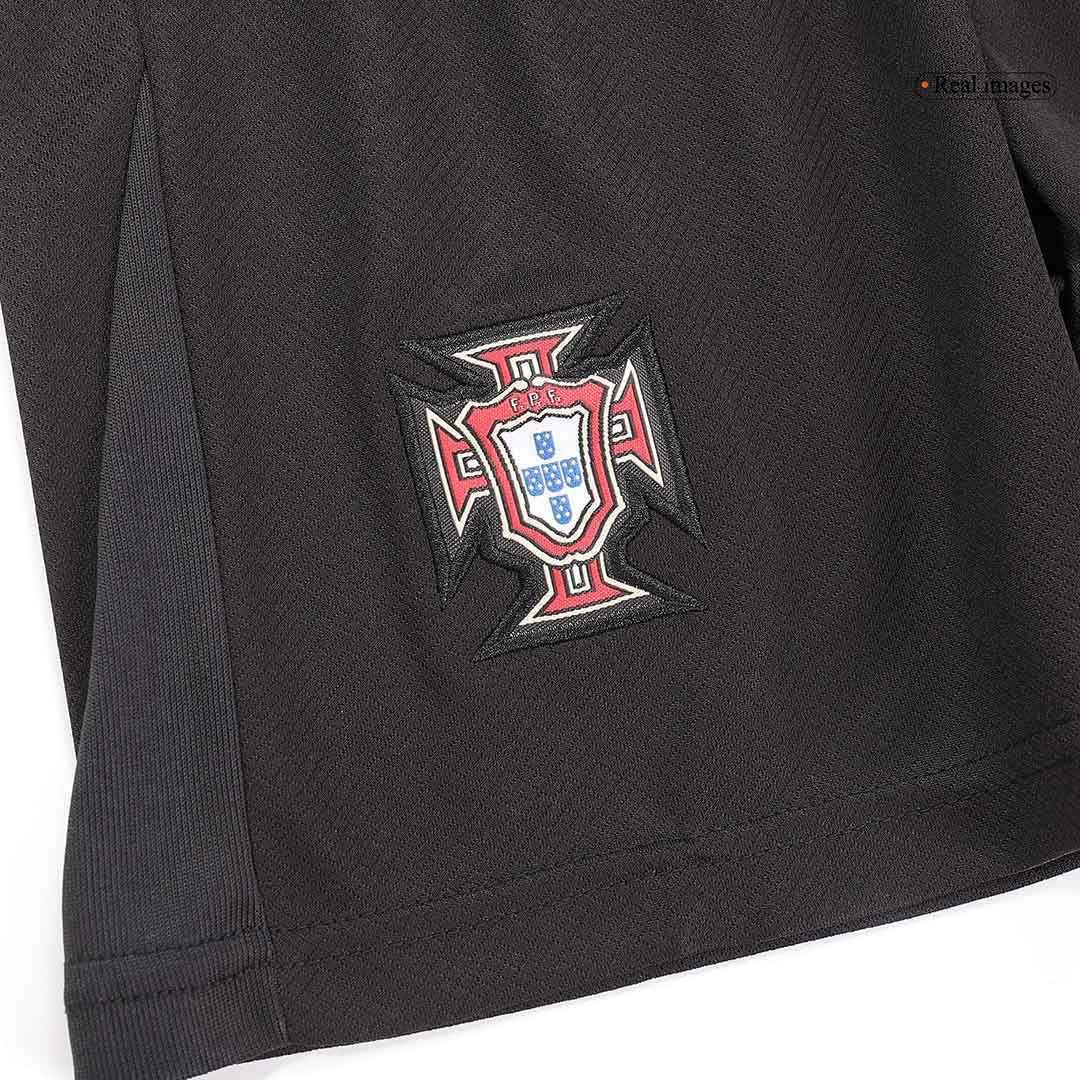 Equipación visitante de Portugal para niños (camiseta y pantalón corto) para la Eurocopa 2024
