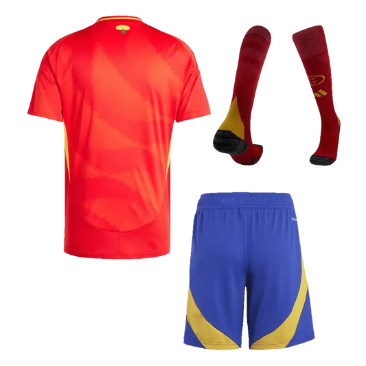 Camiseta de fútbol local de España (Camiseta + Pantalones cortos + Calcetines) 2024/25