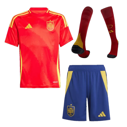 Camiseta de fútbol local de España para niños (camiseta, pantalón corto y calcetines) 2024/25