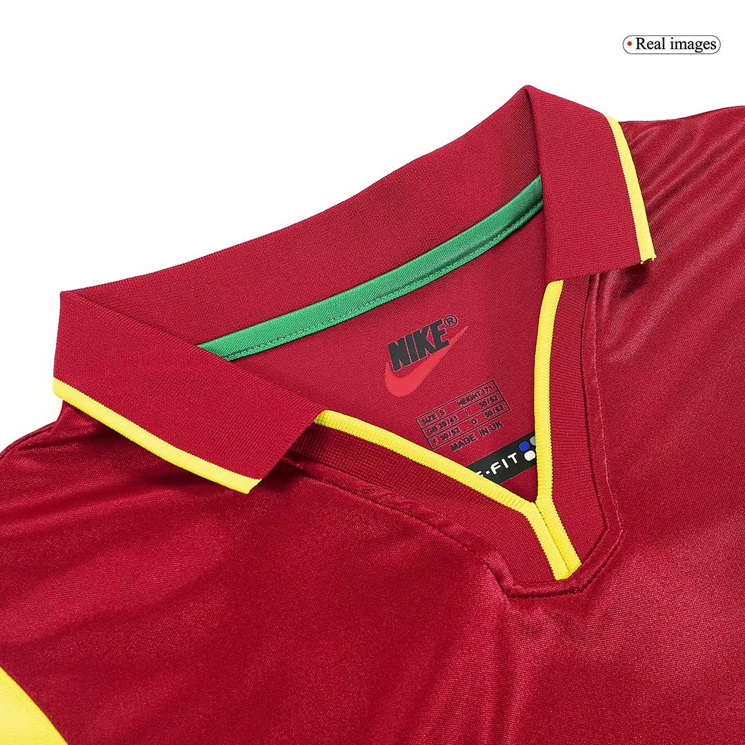 Camiseta retro de fútbol de Portugal de 1999