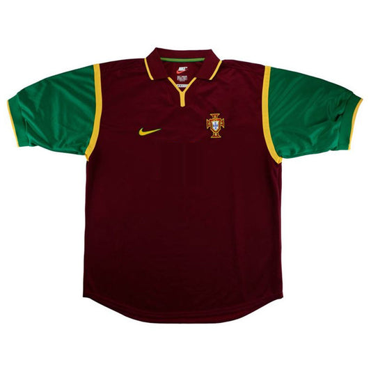 Camiseta retro de fútbol de Portugal de 1999