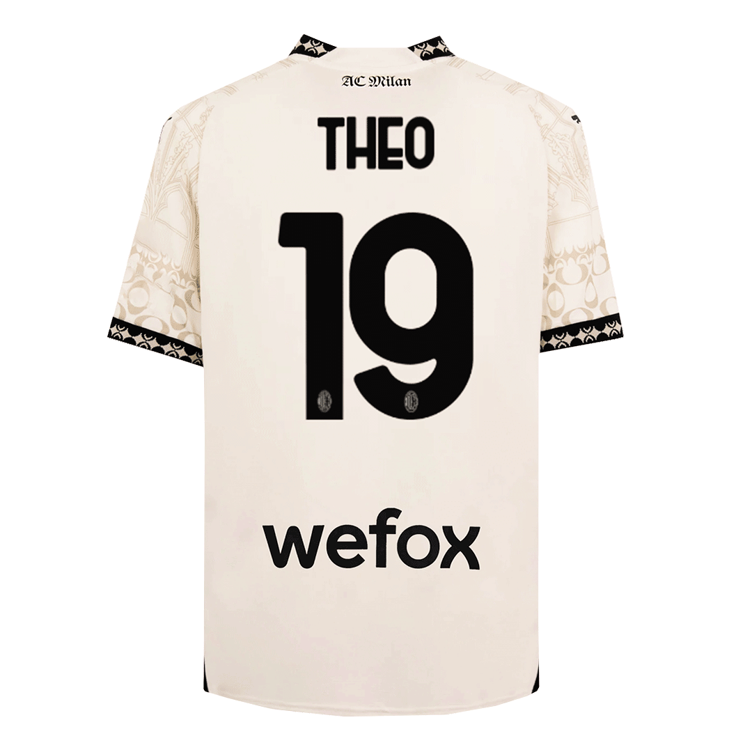 THEO #19 AC Milan X Pleasures Fourth Away Soccer Jersey 2023/24 Top Soccer Jerseys Store