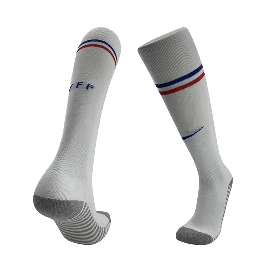 Calcetines de fútbol de visitante de Francia para la Eurocopa 2024 para adultos