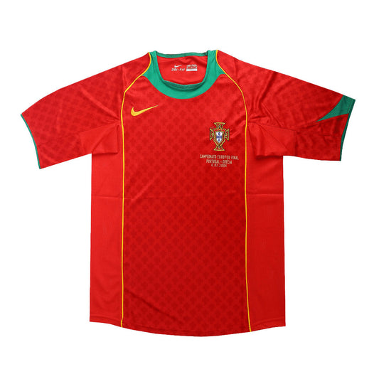 Camiseta Retro Futbol Portugal Local 2004 - Final Eurocopa