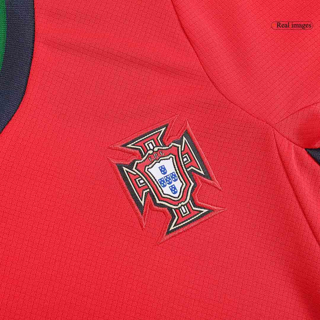 Camiseta local de Portugal para niños (equipamiento completo) Eurocopa 2024