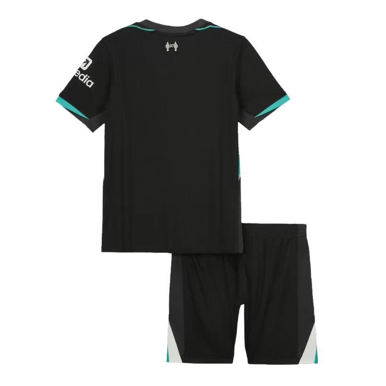 Camiseta de fútbol visitante del Liverpool para niños (camiseta y pantalón corto) 2024/25