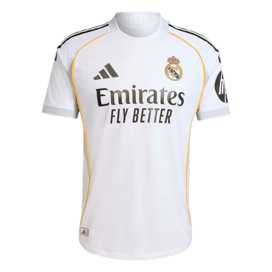 Camiseta de fútbol local del Real Madrid 2025/26, versión de jugador