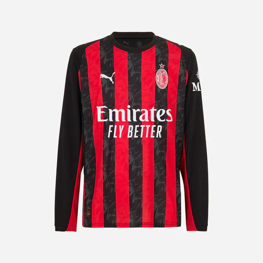 CAMISETA DE LOCAL DE MANGA LARGA DEL AC MILAN 2025/26