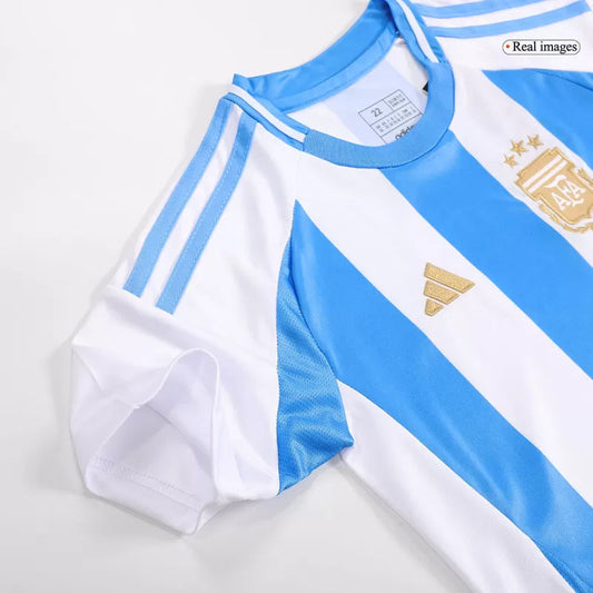 Camiseta de fútbol infantil local de Argentina para la Copa América 2024