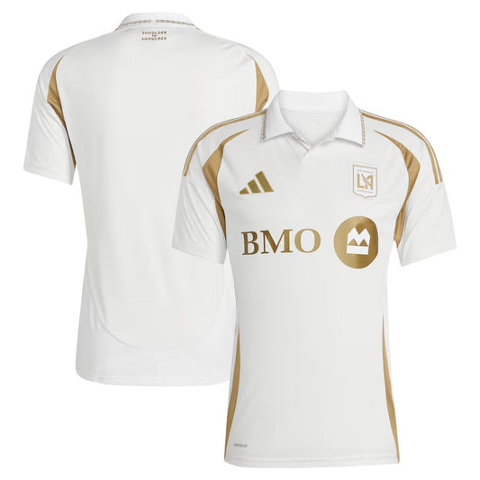 Versión para aficionados Camiseta blanca de visitante del LAFC 2025 para hombre