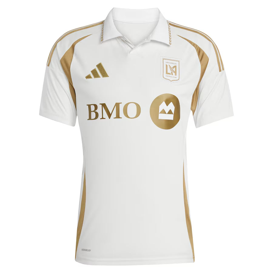 Versión para aficionados Camiseta blanca de visitante del LAFC 2025 para hombre