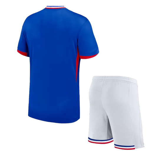 France Home Soccer Jersey Kit(Jersey+Shorts) Euro 2024