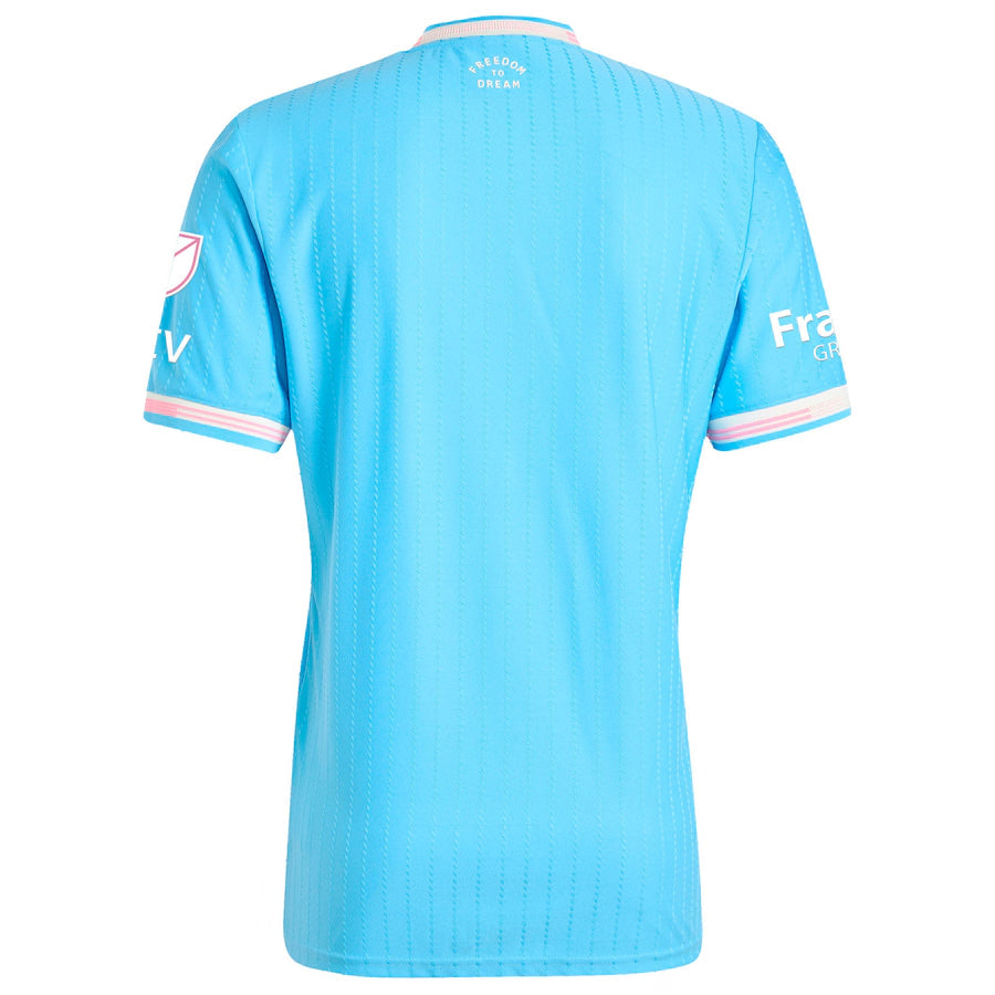 Camiseta de fútbol de visitante del Inter Miami CF 2025 (versión de jugador)