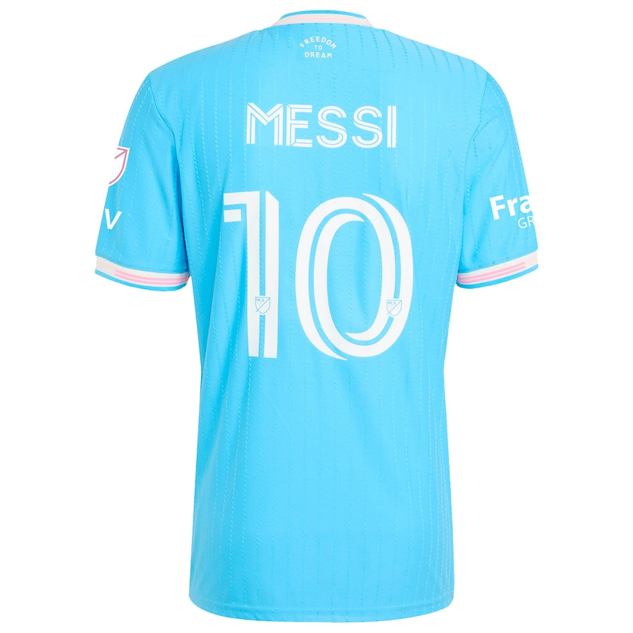 Camiseta de fútbol de visitante del Inter Miami CF Messi #10 2025, versión de jugador