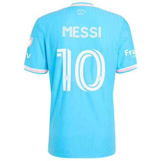 Camiseta de fútbol de visitante del Inter Miami CF Messi #10 2025, versión de jugador
