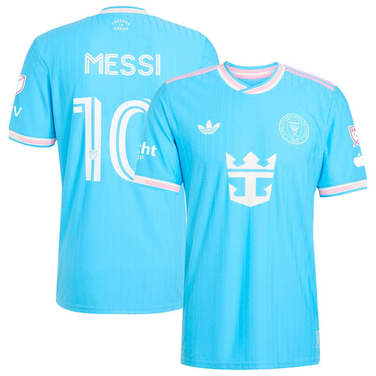 Camiseta de fútbol de visitante del Inter Miami CF Messi #10 2025, versión de jugador