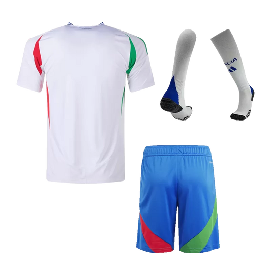 Italy Away Soccer Jersey (Jersey+Shorts+Socks) EURO 2024