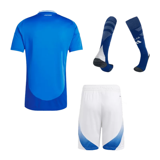 Italy Home Soccer Jersey (Jersey+Shorts+Socks) EURO 2024