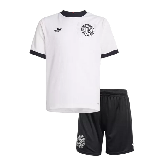 Camiseta de fútbol de Alemania para niños (camiseta y pantalón corto) 2025 - 125.º aniversario