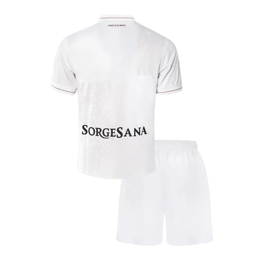 Kid's Napoli Away Soccer Jersey Kit (Jersey+Shorts) 2025/26