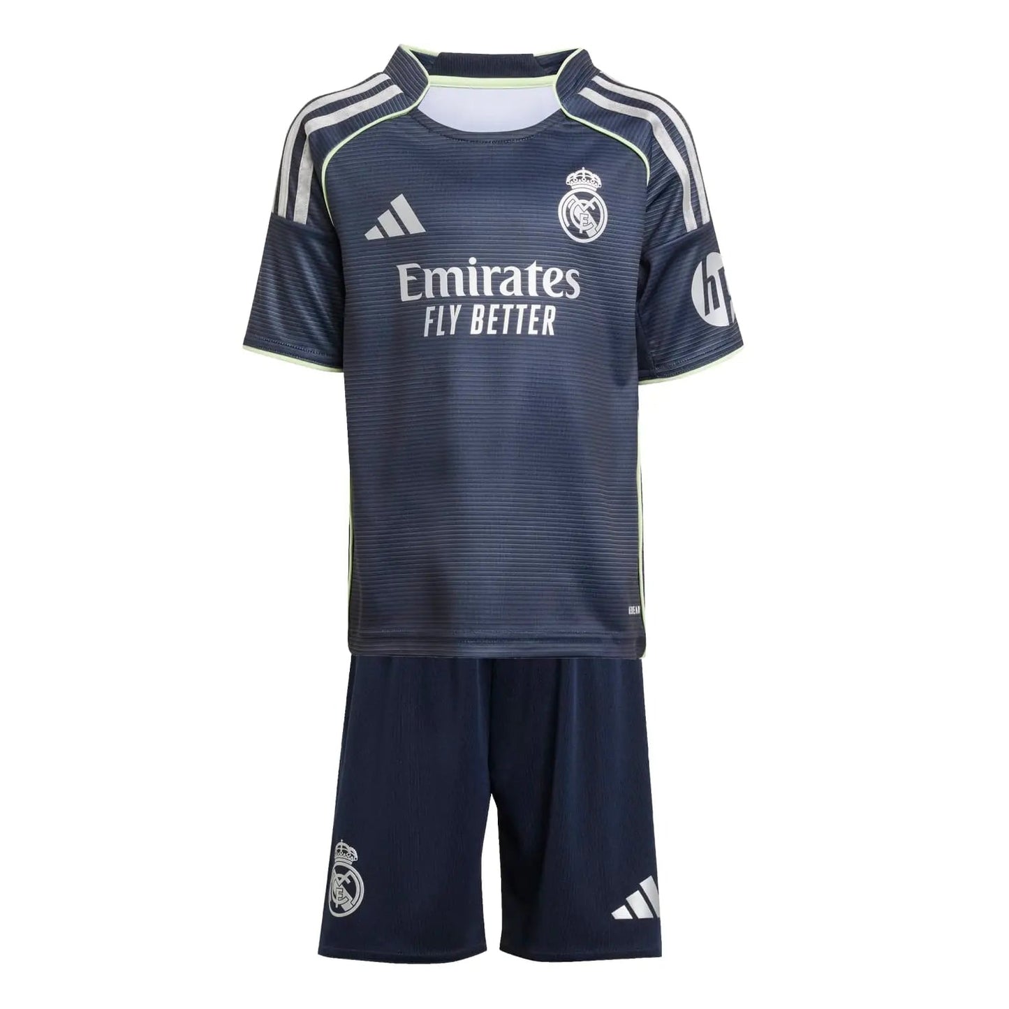 Camiseta de fútbol visitante del Real Madrid para niño (camiseta, pantalón corto y medias) 2025/26