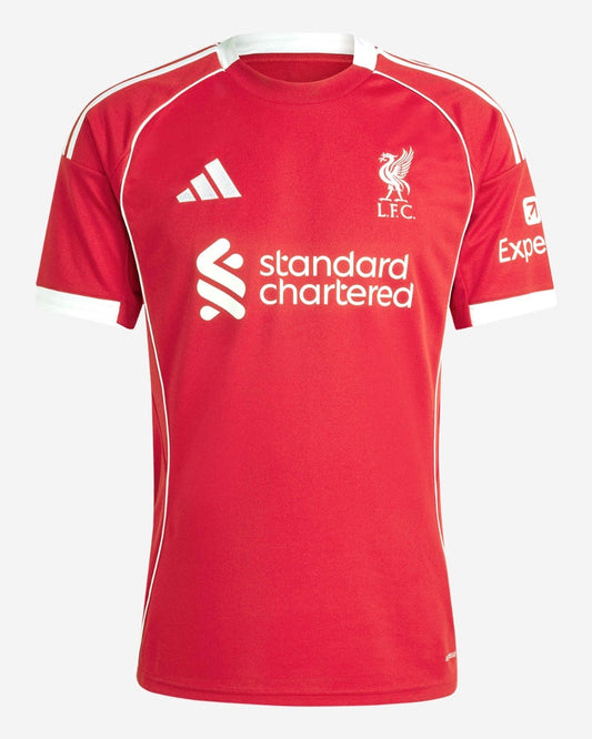 Camiseta de fútbol local del Liverpool 2025/26