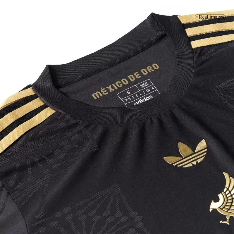 Camiseta de manga larga de visitante de México, versión para jugadores, 2025 - Copa Oro
