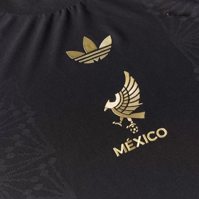Camiseta de manga larga de visitante de México, versión para jugadores, 2025 - Copa Oro
