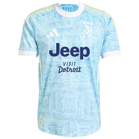 Camiseta de fútbol de visitante de la Juventus 2025/26, versión de jugador