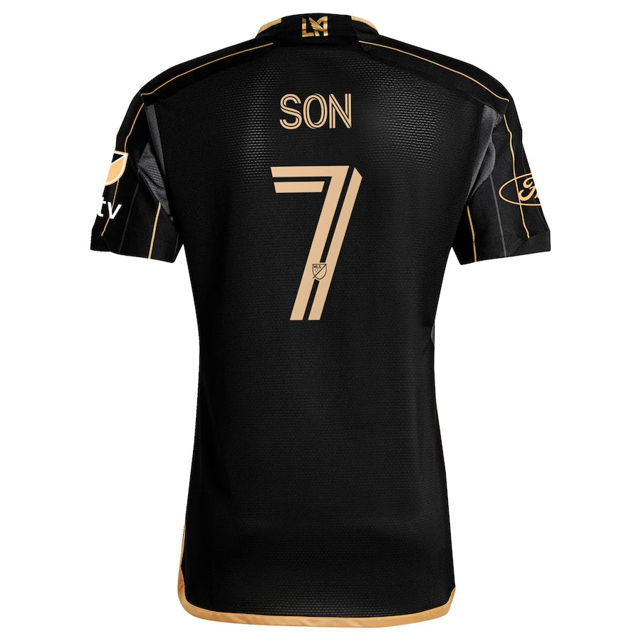 Versión para aficionados LAFC #7 Son Heung-Min Negro 2024 Local