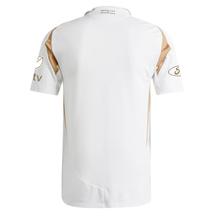 Versión de jugador para hombre LAFC Blanco 2025 Visitante - Corte ajustado