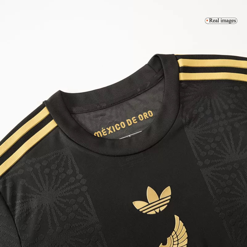 Camiseta de fútbol de visitante de México, versión de jugador, 2025 - Copa Oro