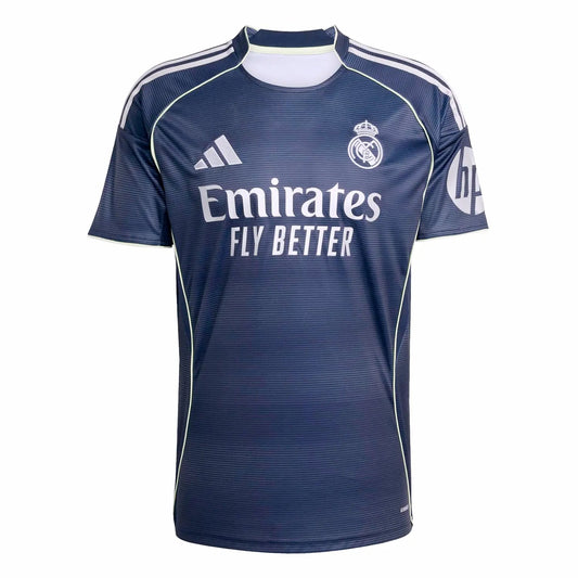 Camiseta de fútbol visitante del Real Madrid 2025/26