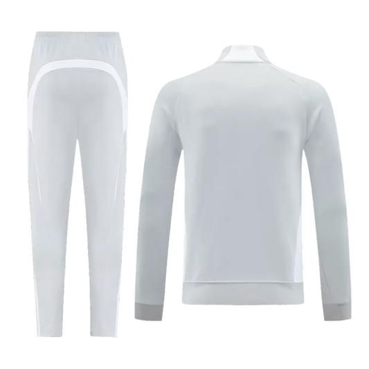 Real Madrid Training Jacket Kit (Jacket+Pants) 2025/26 - Gray