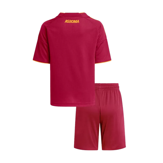 Kid's Roma Home Soccer Jersey Kit(Jersey+Shorts) 2025/26