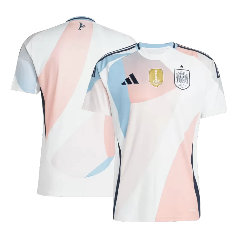 Camiseta de fútbol visitante de España para la Eurocopa femenina 2025
