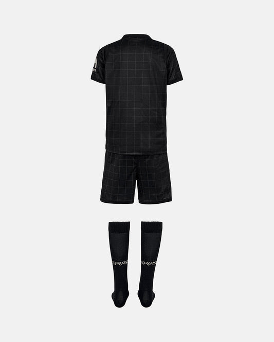 Camiseta de fútbol visitante del Tottenham Hotspur para niño 2025/26 (Camiseta + Pantalones cortos + Calcetines)