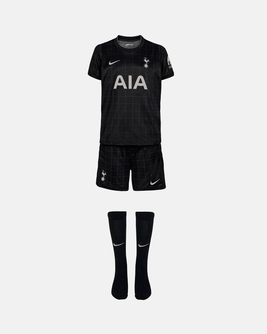 Camiseta de fútbol visitante del Tottenham Hotspur para niño 2025/26 (Camiseta + Pantalones cortos + Calcetines)