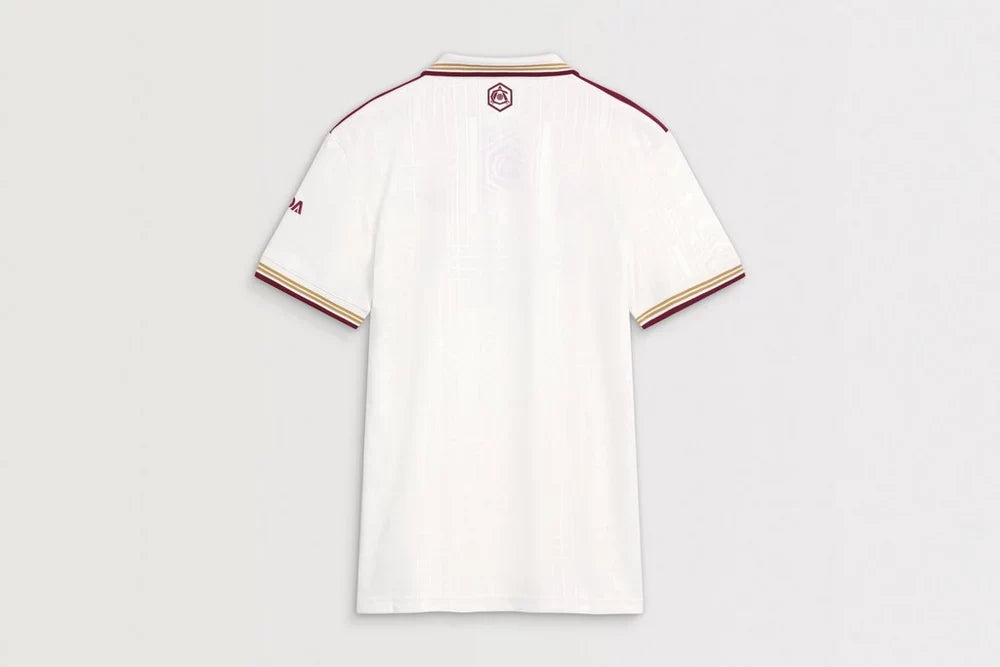 Camiseta de fútbol visitante del Arsenal para mujer 2025/26