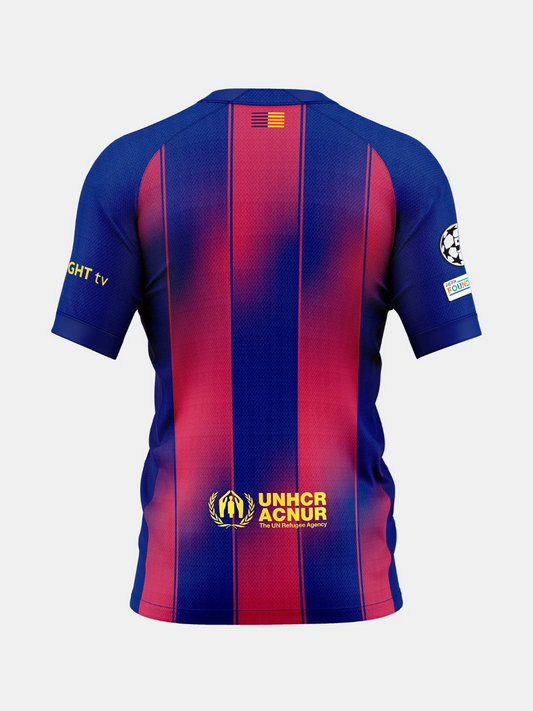 Camiseta de fútbol local del Barcelona 2025/26 para mujer - UCL