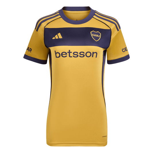 Camiseta de fútbol alternativa de Boca Juniors para mujer 2025/26