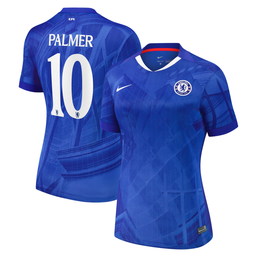 Camiseta de fútbol local del Chelsea PALMER #10 para mujer 2025/26