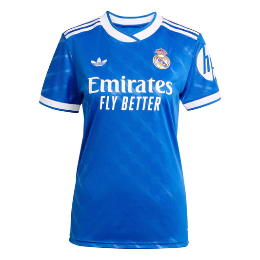 Camiseta de fútbol visitante del Real Madrid para mujer 2025/26