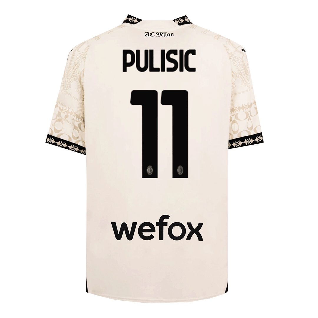 PULISIC #11 AC Milan X Pleasures Fouth Away Soccer Jersey 2023/24 Top Soccer Jerseys Store