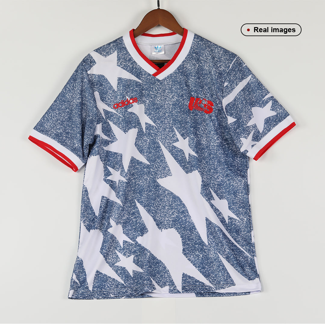 Camiseta de fútbol retro de visitante de EE. UU. de 1994